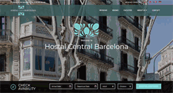 Desktop Screenshot of hostalcentralbarcelona.com