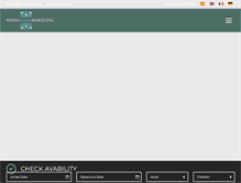 Tablet Screenshot of hostalcentralbarcelona.com